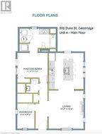 Unit A - Main Level Floor Plan - 