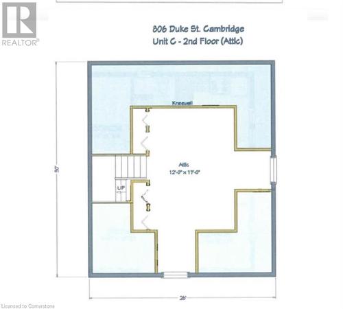 Unit C - Floor Plan - 806 Duke Street, Cambridge, ON - Other