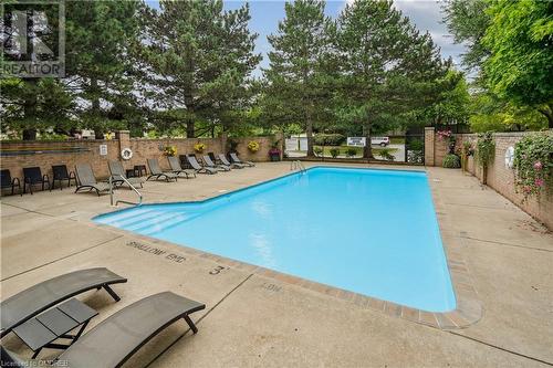 1513 Upper Middle Road Unit# 3, Burlington, ON - Outdoor With In Ground Pool With Backyard