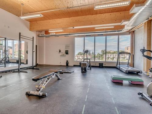 Exercise room - 403-1195 Rue Louis-Adolphe-Robitaille, Québec (La Cité-Limoilou), QC - Indoor Photo Showing Gym Room