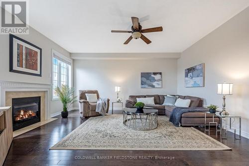 43 Jolana Crescent, Halton Hills, ON - Indoor Photo Showing Living Room With Fireplace