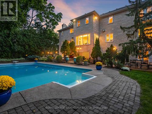 65 Charles Street, Vaughan, ON - Outdoor With In Ground Pool With Backyard