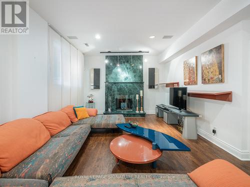 65 Charles Street, Vaughan, ON - Indoor Photo Showing Living Room With Fireplace