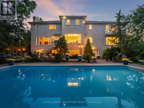 65 Charles Street, Vaughan, ON - Outdoor With In Ground Pool With Backyard