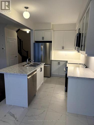 10 Durham Avenue, Barrie, ON - Indoor Photo Showing Kitchen With Double Sink