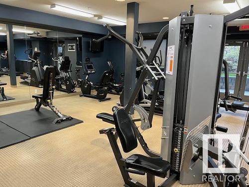 #144 10121 80 Av Nw, Edmonton, AB - Indoor Photo Showing Gym Room