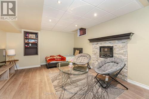 7 Sorbonne Drive, Brampton, ON - Indoor With Fireplace