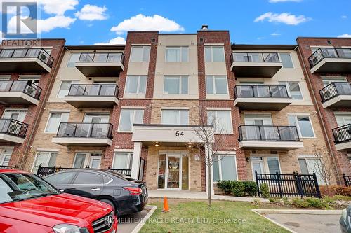 208 - 54 Sky Harbour Drive, Brampton, ON - Outdoor With Balcony With Facade