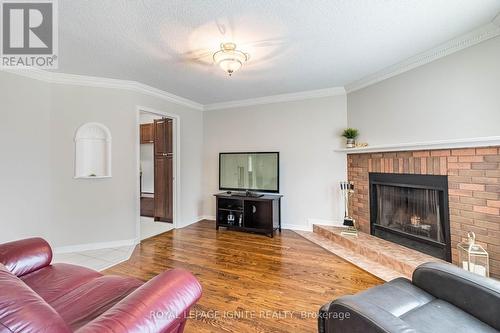 40 Foxchase Drive, Caledon, ON - Indoor Photo Showing Living Room With Fireplace