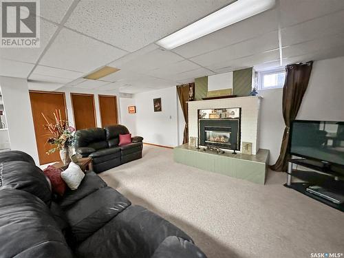 417 Central Avenue S, Swift Current, SK - Indoor With Fireplace