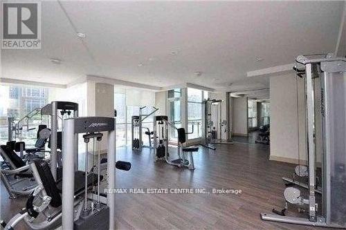 1205 - 4065 Brickstone Mews, Mississauga, ON - Indoor Photo Showing Gym Room