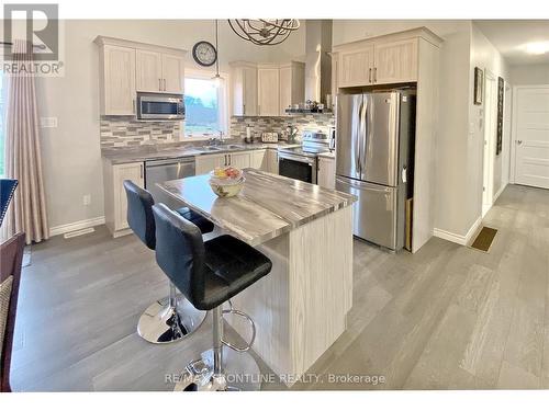 1496 Drummond School Road, Drummond/North Elmsley, ON - Indoor Photo Showing Kitchen With Double Sink