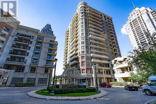 1805 - 350 Princess Royal Drive, Mississauga, ON - Outdoor With Balcony With Facade