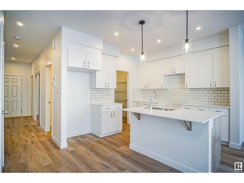 1308 13 Av Nw, Edmonton, AB - Indoor Photo Showing Kitchen With Upgraded Kitchen