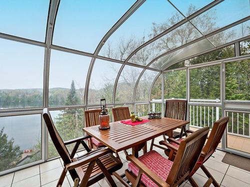 Solarium - 658 Ch. Du Val-Des-Monts, Saint-Adolphe-D'Howard, QC - Outdoor With Deck Patio Veranda With Exterior