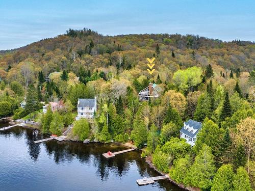 Photo aÃ©rienne - 658 Ch. Du Val-Des-Monts, Saint-Adolphe-D'Howard, QC - Outdoor With Body Of Water With View