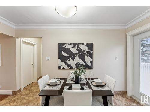 11343 54 St Nw, Edmonton, AB - Indoor Photo Showing Dining Room