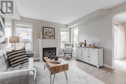 25 Beaumaris Crescent, Whitby, ON - Indoor Photo Showing Living Room With Fireplace