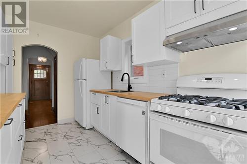 2024 Remodel of this  Galley Kitchen with Gas Stove. - 62 Lees Avenue, Ottawa, ON - Indoor Photo Showing Kitchen