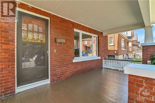 Welcoming Front Porch - 62 Lees Avenue, Ottawa, ON - Outdoor With Exterior