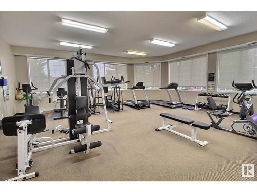 #316 237 Youville Dr Nw, Edmonton, AB - Indoor Photo Showing Gym Room