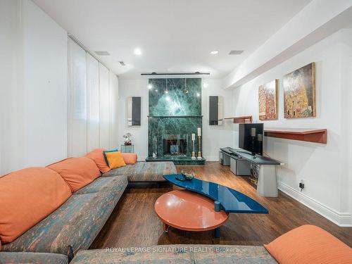 65 Charles St, Vaughan, ON - Indoor Photo Showing Living Room With Fireplace