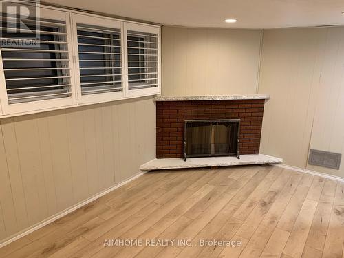 Lower L - 52 Claywood Road, Toronto, ON - Indoor With Fireplace