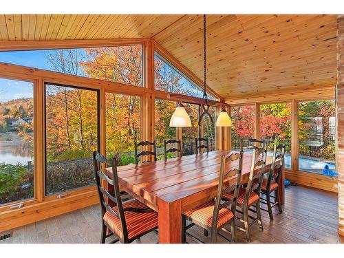 Solarium - 200 Ch. De Villandry, Saint-Adolphe-D'Howard, QC - Indoor Photo Showing Dining Room