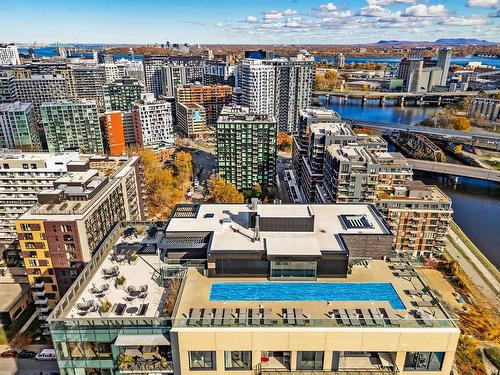 Piscine - 1707-1458 Rue Des Bassins, Montréal (Le Sud-Ouest), QC - Outdoor With View