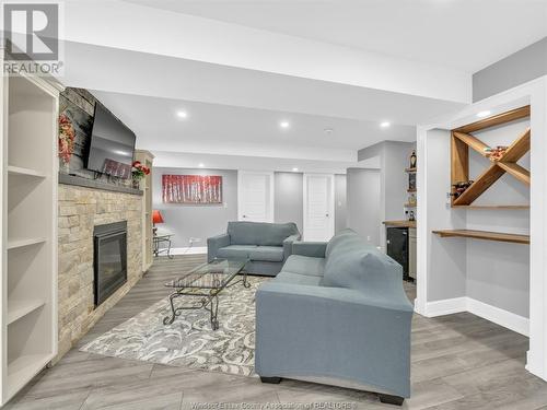 308 Patten Crescent, Amherstburg, ON - Indoor Photo Showing Other Room With Fireplace