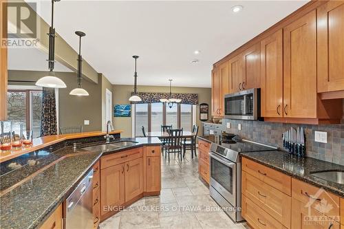 50 Belmonte Lane, Rideau Lakes (818 - Rideau Lakes (Bastard) Twp), ON - Indoor Photo Showing Kitchen With Double Sink