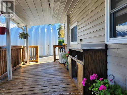 23655 Industrial Road, Thamesville, ON - Outdoor With Deck Patio Veranda With Exterior