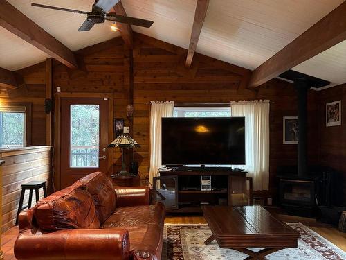 Salon - 361 Av. De L'Église, Saint-Sauveur, QC - Indoor Photo Showing Living Room With Fireplace