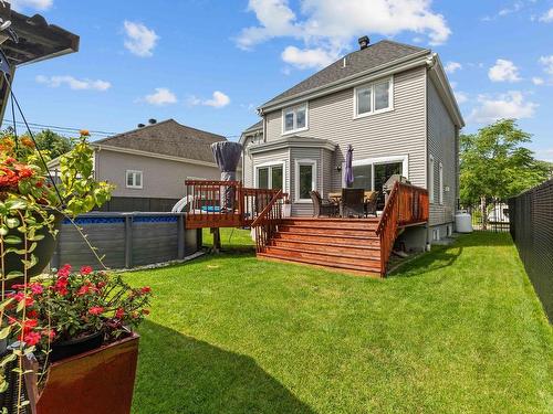 Backyard - 2099 Rue De L'Estran, Saint-Jérôme, QC - Outdoor With Above Ground Pool