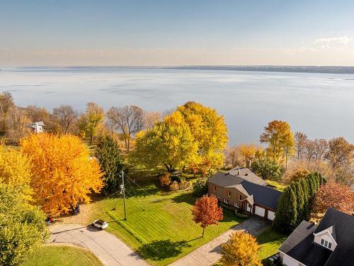 Aerial photo - 11 Rue Marcotte, Deschambault-Grondines, QC - Outdoor With Body Of Water With View