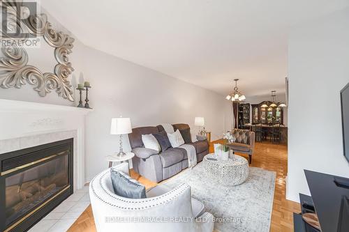 5160 Boardwalk Drive, Mississauga, ON - Indoor Photo Showing Living Room With Fireplace