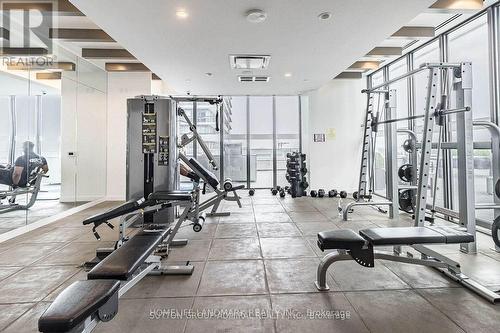 3901 - 70 Annie Craig Drive, Toronto, ON - Indoor Photo Showing Gym Room