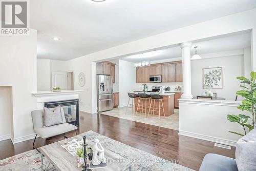 3102 Gladeside Avenue, Oakville, ON - Indoor Photo Showing Living Room With Fireplace