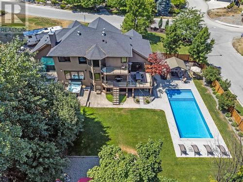 5327 Hedeman Court, Kelowna, BC - Outdoor With In Ground Pool With Deck Patio Veranda With View