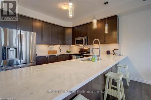 716 Newmarket Lane, Kingston (East Of Sir John A. Blvd), ON - Indoor Photo Showing Kitchen With Stainless Steel Kitchen With Double Sink With Upgraded Kitchen