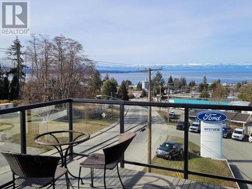 401-7175 Duncan Street, Powell River, BC - Outdoor With Body Of Water With Balcony With View