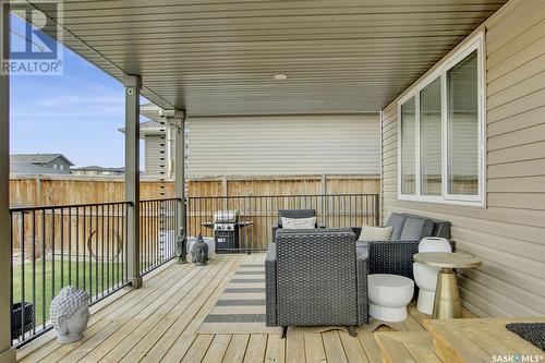 4624 James Hill Road, Regina, SK - Outdoor With Deck Patio Veranda With Exterior