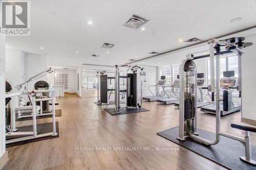 1403 - 510 Curran Place, Mississauga, ON - Indoor Photo Showing Gym Room