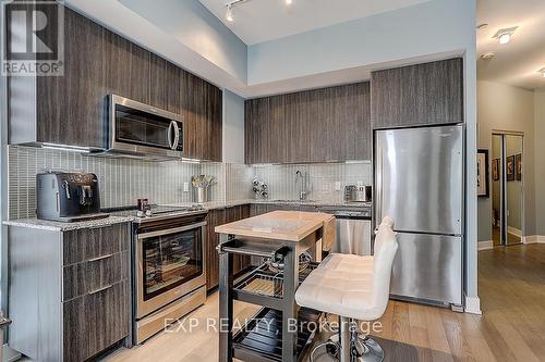 602 - 20 Shore Breeze Drive, Toronto, ON - Indoor Photo Showing Kitchen With Stainless Steel Kitchen With Upgraded Kitchen