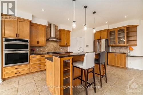 4785 Whispering Willow Drive, Ottawa, ON - Indoor Photo Showing Kitchen With Stainless Steel Kitchen With Upgraded Kitchen