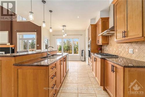 4785 Whispering Willow Drive, Ottawa, ON - Indoor Photo Showing Kitchen With Double Sink With Upgraded Kitchen