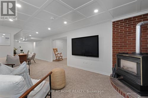 31 Jeffrey Street, Scugog (Port Perry), ON - Indoor Photo Showing Other Room With Fireplace