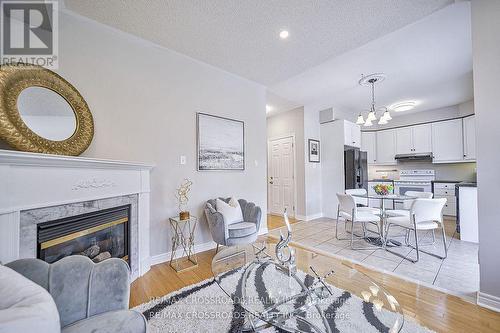 58 St Damian Avenue, Vaughan, ON - Indoor Photo Showing Living Room With Fireplace