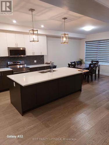 539 Clayton Avenue, Peterborough (Northcrest), ON - Indoor Photo Showing Kitchen With Double Sink