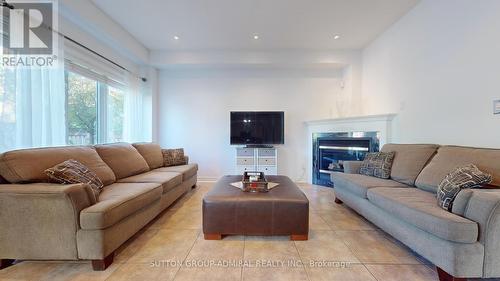 49 Amarone Avenue, Vaughan, ON - Indoor Photo Showing Living Room With Fireplace